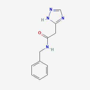 N-benzyl-2-(4H-1,2,4-triazol-3-yl)acetamide