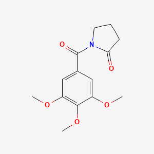 1-(3,4,5-Trimethoxybenzoyl)pyrrolidin-2-one