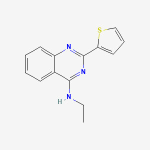 N-ethyl-2-(thiophen-2-yl)quinazolin-4-amine