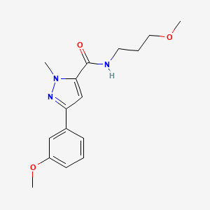 3-(3-methoxyphenyl)-N-(3-methoxypropyl)-1-methyl-1H-pyrazole-5-carboxamide