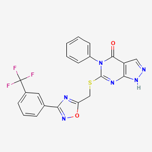 N-(3-isopropylphenyl)-2-[4-(4-methylpiperidin-1-yl)-1-oxophthalazin-2(1H)-yl]acetamide