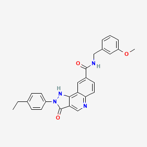 N-(3-chlorophenyl)-2-({4-[4-(2,5-dimethylphenyl)piperazin-1-yl]pyrimidin-2-yl}thio)acetamide