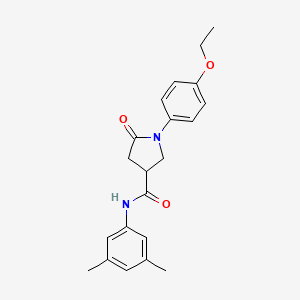 N-(3,5-dimethylphenyl)-1-(4-ethoxyphenyl)-5-oxopyrrolidine-3-carboxamide