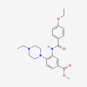 Methyl 3-{[(4-ethoxyphenyl)carbonyl]amino}-4-(4-ethylpiperazin-1-yl)benzoate