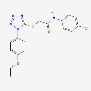 N-(4-chlorophenyl)-2-{[1-(4-ethoxyphenyl)-1H-tetrazol-5-yl]sulfanyl}acetamide