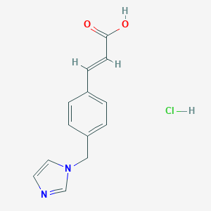 molecular formula C13H13ClN2O2 B001120 Ozagrel hydrochloride CAS No. 78712-43-3