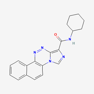 N-cyclohexylimidazo[5,1-c]naphtho[2,1-e][1,2,4]triazine-1-carboxamide