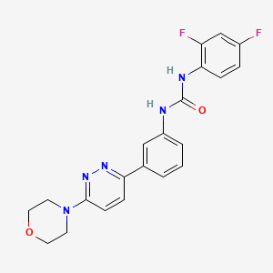 1-(2,4-Difluorophenyl)-3-(3-(6-morpholinopyridazin-3-yl)phenyl)urea