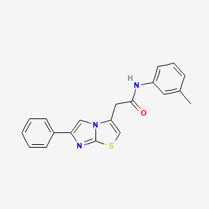 2-(6-phenylimidazo[2,1-b]thiazol-3-yl)-N-(m-tolyl)acetamide