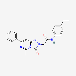 N-(4-ethylphenyl)-2-(5-methyl-3-oxo-7-phenyl[1,2,4]triazolo[4,3-c]pyrimidin-2(3H)-yl)acetamide