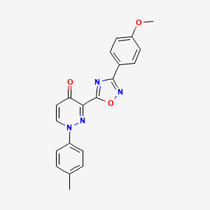 3-[3-(4-methoxyphenyl)-1,2,4-oxadiazol-5-yl]-1-(4-methylphenyl)pyridazin-4(1H)-one