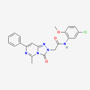 N-(5-chloro-2-methoxyphenyl)-2-(5-methyl-3-oxo-7-phenyl[1,2,4]triazolo[4,3-c]pyrimidin-2(3H)-yl)acetamide