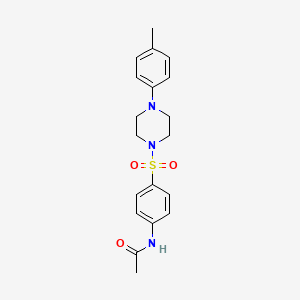 N-(4-{[4-(4-methylphenyl)piperazin-1-yl]sulfonyl}phenyl)acetamide