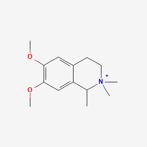 6,7-Dimethoxy-1,2,2-trimethyl-1,2,3,4-tetrahydroisoquinolinium