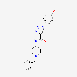 N-(1-benzylpiperidin-4-yl)-1-(4-methoxyphenyl)-1H-1,2,3-triazole-4-carboxamide