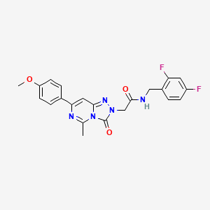 N-(2,4-difluorobenzyl)-2-[7-(4-methoxyphenyl)-5-methyl-3-oxo[1,2,4]triazolo[4,3-c]pyrimidin-2(3H)-yl]acetamide