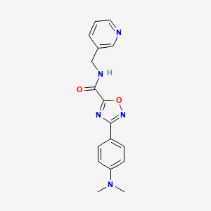 3-[4-(Dimethylamino)phenyl]-N-[(pyridin-3-YL)methyl]-1,2,4-oxadiazole-5-carboxamide