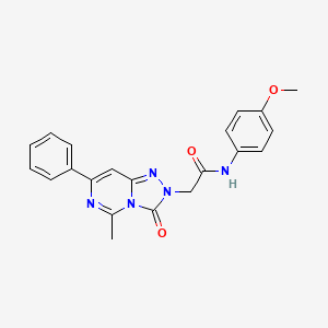 N-(4-methoxyphenyl)-2-(5-methyl-3-oxo-7-phenyl[1,2,4]triazolo[4,3-c]pyrimidin-2(3H)-yl)acetamide