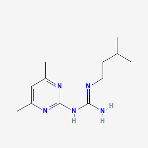 1-(4,6-Dimethylpyrimidin-2-yl)-2-(3-methylbutyl)guanidine