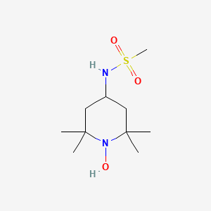 molecular formula C10H22N2O3S B11201153 N-(1-hydroxy-2,2,6,6-tetramethylpiperidin-4-yl)methanesulfonamide 