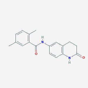 2,5-dimethyl-N-(2-oxo-1,2,3,4-tetrahydroquinolin-6-yl)benzamide