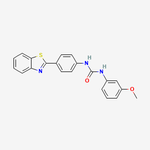 1-(4-(Benzo[d]thiazol-2-yl)phenyl)-3-(3-methoxyphenyl)urea