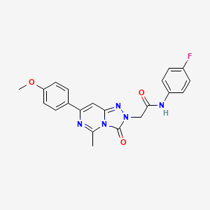 N-(4-fluorophenyl)-2-[7-(4-methoxyphenyl)-5-methyl-3-oxo[1,2,4]triazolo[4,3-c]pyrimidin-2(3H)-yl]acetamide