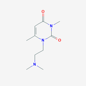 1-(2-Dimethylamino-ethyl)-3,6-dimethyl-1H-pyrimidine-2,4-dione