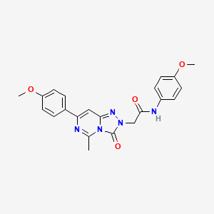 N-(4-methoxyphenyl)-2-[7-(4-methoxyphenyl)-5-methyl-3-oxo[1,2,4]triazolo[4,3-c]pyrimidin-2(3H)-yl]acetamide