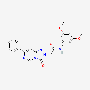 N-(3,5-dimethoxyphenyl)-2-(5-methyl-3-oxo-7-phenyl[1,2,4]triazolo[4,3-c]pyrimidin-2(3H)-yl)acetamide