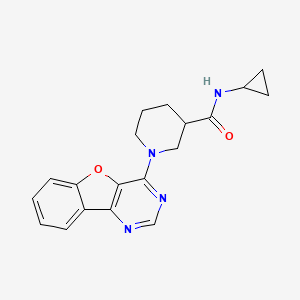 1-([1]benzofuro[3,2-d]pyrimidin-4-yl)-N-cyclopropylpiperidine-3-carboxamide