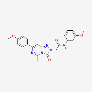 N-(3-methoxyphenyl)-2-[7-(4-methoxyphenyl)-5-methyl-3-oxo[1,2,4]triazolo[4,3-c]pyrimidin-2(3H)-yl]acetamide