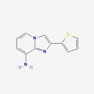 2-Thiophen-2-yl-imidazo[1,2-a]pyridin-8-ylamine