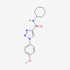 N-cyclohexyl-1-(4-methoxyphenyl)-1H-1,2,3-triazole-4-carboxamide