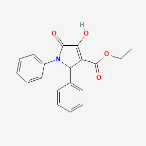 ethyl 4-hydroxy-5-oxo-1,2-diphenyl-2,5-dihydro-1H-pyrrole-3-carboxylate