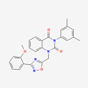 3-(3,5-dimethylphenyl)-1-((3-(2-methoxyphenyl)-1,2,4-oxadiazol-5-yl)methyl)quinazoline-2,4(1H,3H)-dione