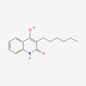 3-Hexyl-4-hydroxy-1H-quinolin-2-one