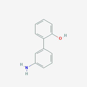 molecular formula C12H11NO B112021 2-(3-氨基苯基)苯酚 CAS No. 161887-01-0
