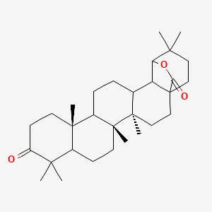 (5xi,9xi,13xi,17xi,18xi)-19,28-Epoxyoleanane-3,28-dione