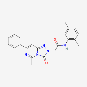 N-(2,5-dimethylphenyl)-2-(5-methyl-3-oxo-7-phenyl[1,2,4]triazolo[4,3-c]pyrimidin-2(3H)-yl)acetamide