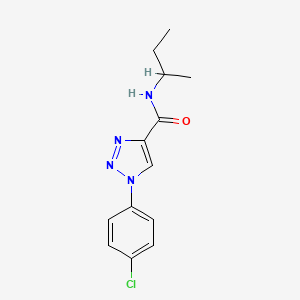 N-(butan-2-yl)-1-(4-chlorophenyl)-1H-1,2,3-triazole-4-carboxamide