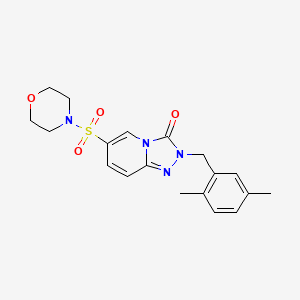 2-(2,5-dimethylbenzyl)-6-(morpholinosulfonyl)-[1,2,4]triazolo[4,3-a]pyridin-3(2H)-one