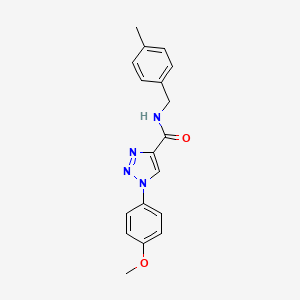 1-(4-methoxyphenyl)-N-(4-methylbenzyl)-1H-1,2,3-triazole-4-carboxamide