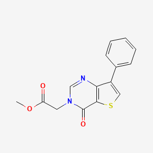 methyl (4-oxo-7-phenylthieno[3,2-d]pyrimidin-3(4H)-yl)acetate