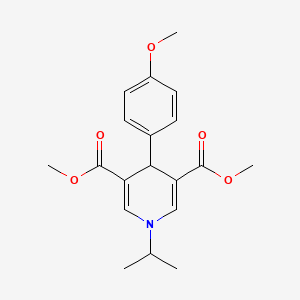 Dimethyl 4-(4-methoxyphenyl)-1-(propan-2-yl)-1,4-dihydropyridine-3,5-dicarboxylate