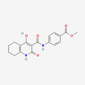 Methyl 4-{[(2,4-dihydroxy-5,6,7,8-tetrahydroquinolin-3-yl)carbonyl]amino}benzoate