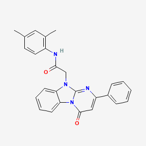 N-(2,4-dimethylphenyl)-2-(4-oxo-2-phenylpyrimido[1,2-a]benzimidazol-10(4H)-yl)acetamide