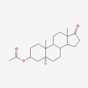 (5alpha)-17-Oxoandrostan-3-yl acetate