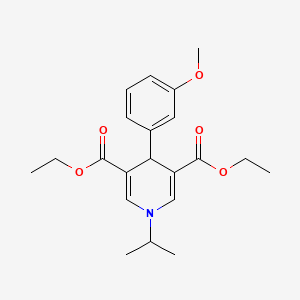 Diethyl 4-(3-methoxyphenyl)-1-(propan-2-yl)-1,4-dihydropyridine-3,5-dicarboxylate