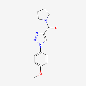 (1-(4-Methoxyphenyl)-1H-1,2,3-triazol-4-yl)(pyrrolidin-1-yl)methanone